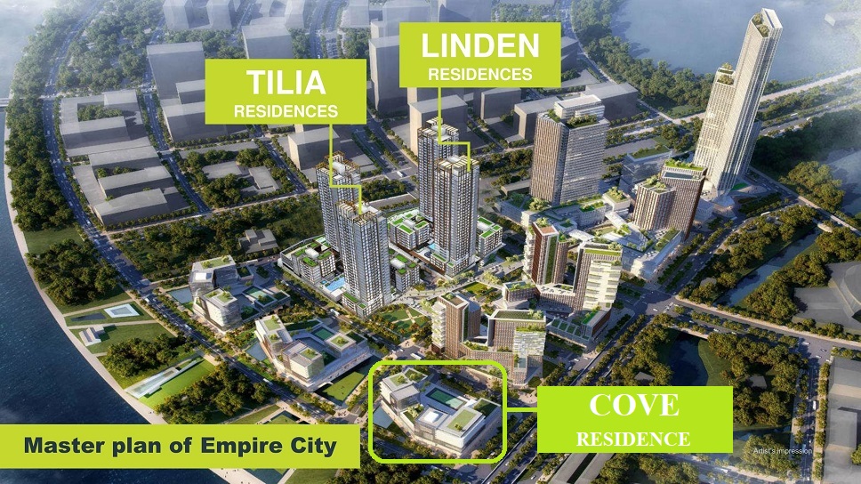 Mặt bằng Empire City - Cove Residences