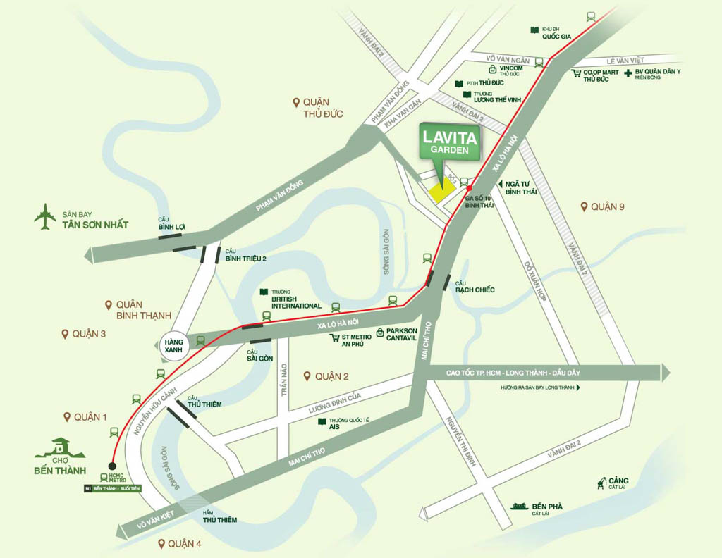 Mặt bằng Lavita Garden
