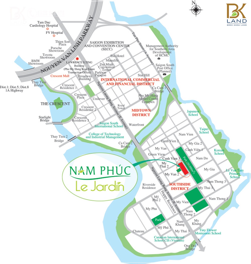 Mặt bằng Nam Phúc - Le Jardin