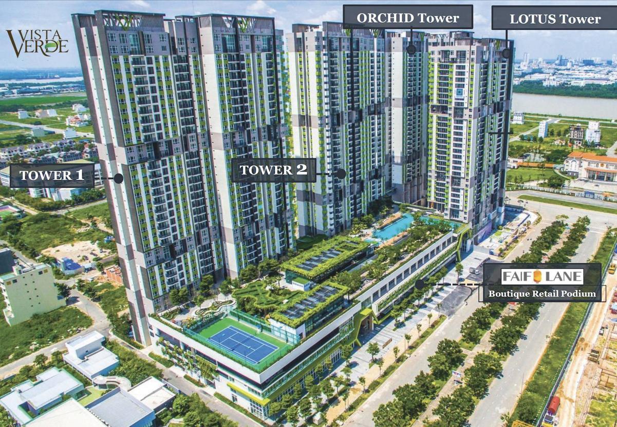 Mặt bằng Vista Verde